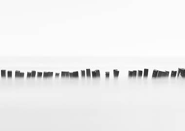 Neatly arranged stone pile