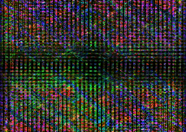 Colorful lines illusions