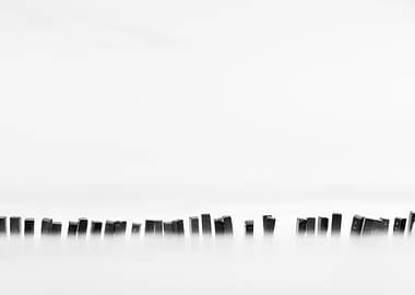 Neatly arranged stone pile