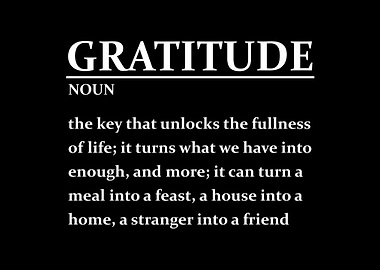 Gratitude