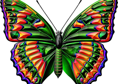 Color butterfly