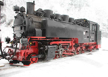 Snowbound Locomotive