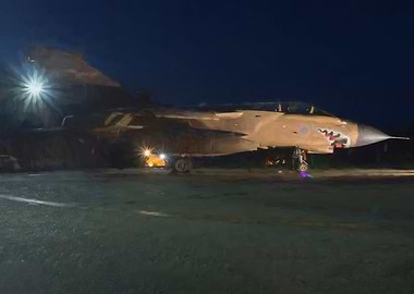 Watercolor tornado fighter