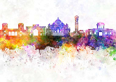 Ahmedabad skyline