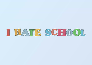 Kidcore I Hate School