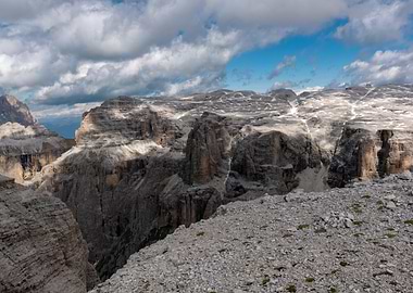 mountain peaks dolomites