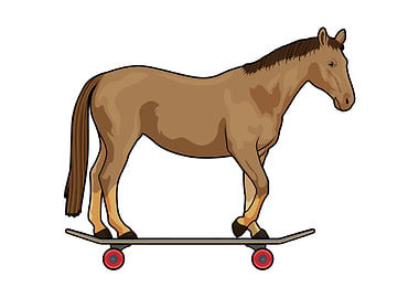 Horse Skater Skateboard