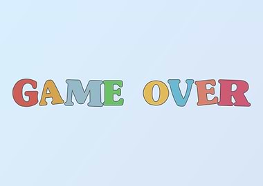 Kidcore Game Over Retro