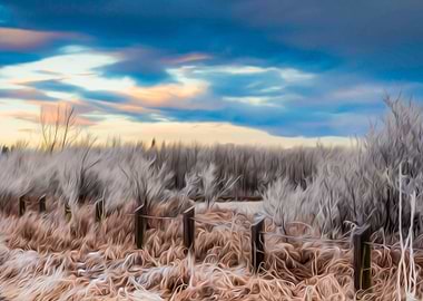 Winter Frost Oil Painting