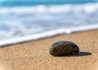 stone on the beach