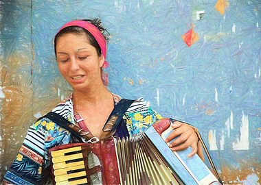 Street Musician and Music