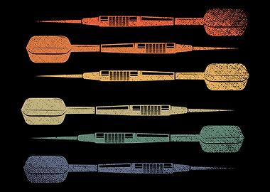 Vintage Darts Retro Dart