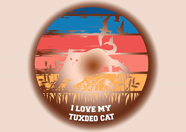 I love Tuxdeo cat
