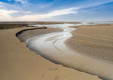 Scenery of the sea port