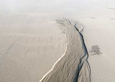Natural sand sculpture