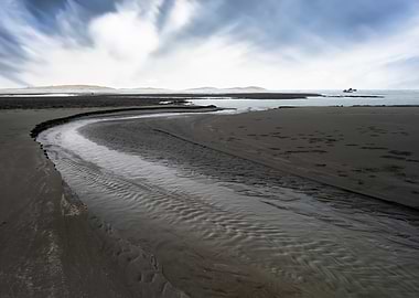 Scenery of the sea port