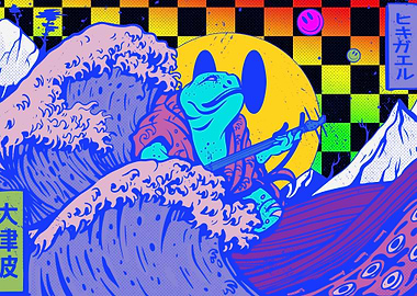 Kidcore Kanagawa Wave Lofi