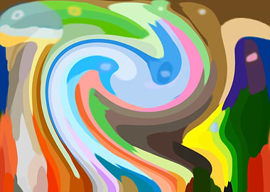 Abstract Faces Funny