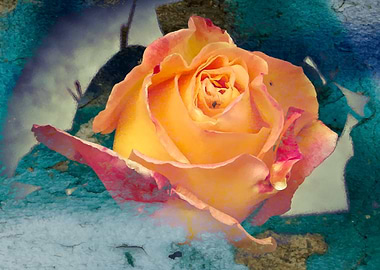 Yellow rose emerald garden