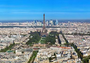 Paris City France Skyline