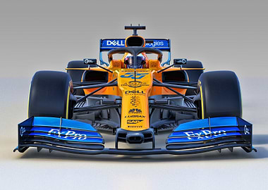 McLaren MCL34 F1 Race Car