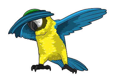Parrot Hip Hop Dance Dab