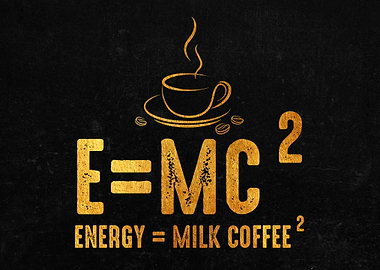 Energy milk coffee