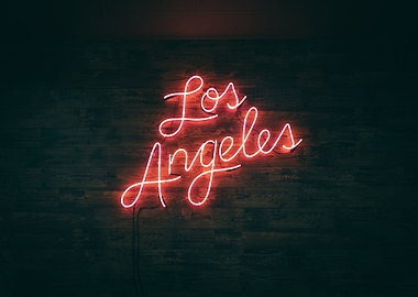 Neon LA Sign