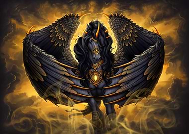 Gothic Pegasus Unicorn