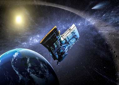 NASA Spacecraft In Orbit