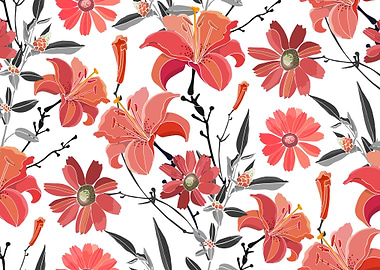 Spring Floral Pattern 09