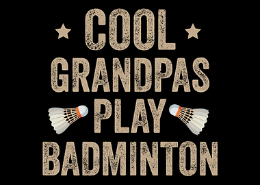 Cool Grandpas Play Badmint