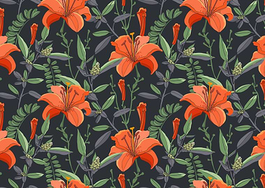 Spring Floral Pattern 07