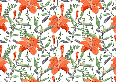 Spring Floral Pattern 06