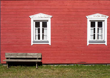 Two Windows And A Bench