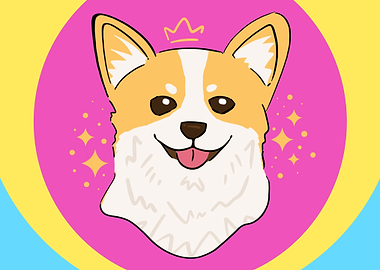 Corgi Portrait
