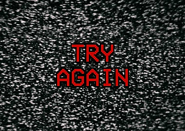 TV noise OSD try again