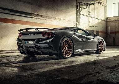 Ferrari F8 Side and Back