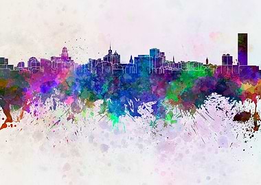 Buffalo skyline