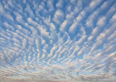 Abstract cloudscape scene