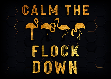Calm The Flock Down Pink