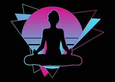 Meditating Vaporwave Chakr
