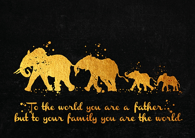 Mom Dad and Two Baby