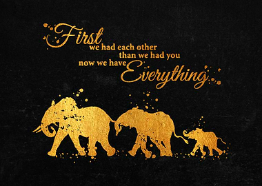 Mom Dad and Baby Family