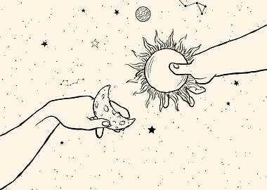 Celestial Creation Of Adam