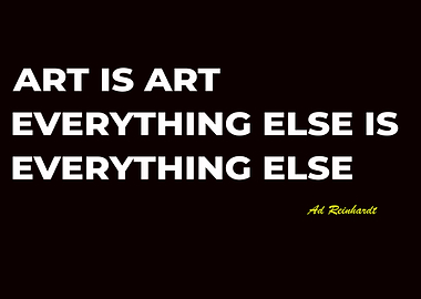 ART IS ART