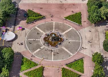 Neptune Fountain In Berlin