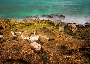 Long exposure on the cliff