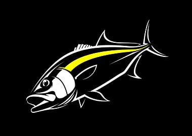 The Amberjack Art Fish