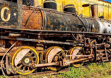 Derelict Railway Train